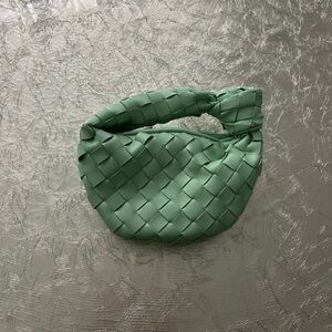 Green Woven Handbag